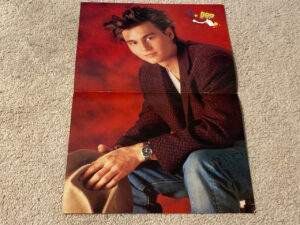 Johnny Depp teen poster clipping foldout pix cowboy hat Big Bopper