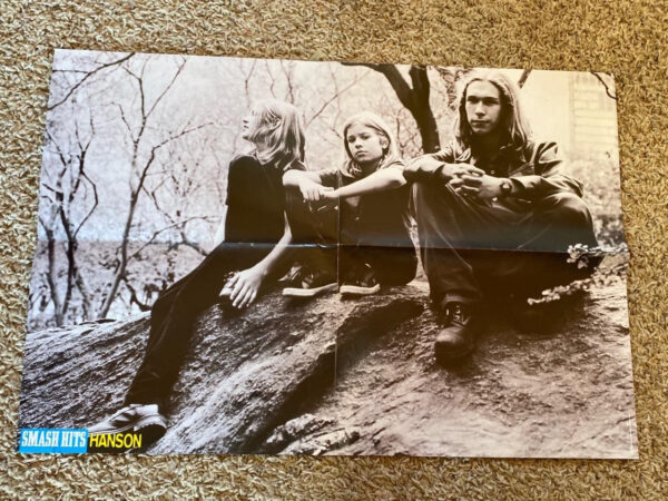 Hanson Friends Cast Aqua teen magazine poster clipping Aniston Matthew Perry Bop