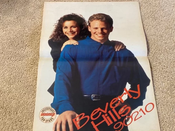 Luke Perry Ian Ziering teen magazine poster Bravo Beverly Hills 90210 pix - Image 2