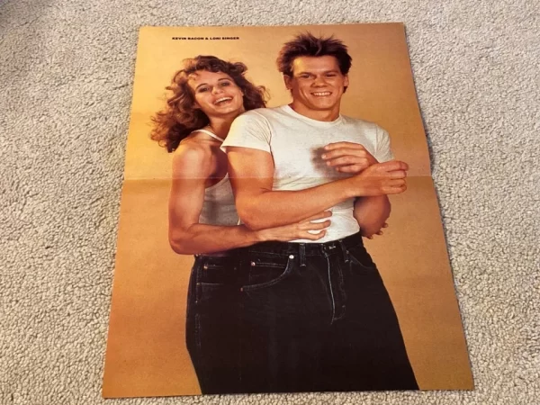 Heather Locklear Kevin Bacon teen magazine poster clipping vintage picture pix - Image 2