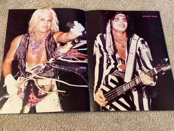 Duran Duran Motley Crue teen magazine poster clipping vintage picture pix - Image 2