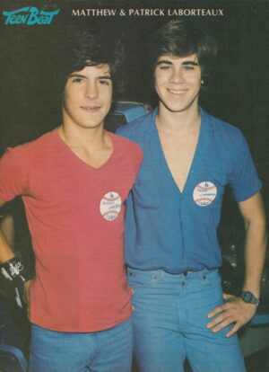 Matt Laborteaux Pat Laborteaux teen magazine pinup clipping jeans pix Teen Beat