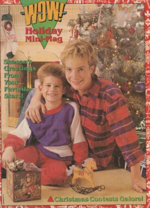 Jonathan Ward teen magazine pinup clipping Christmas tree Wow young rare 90's