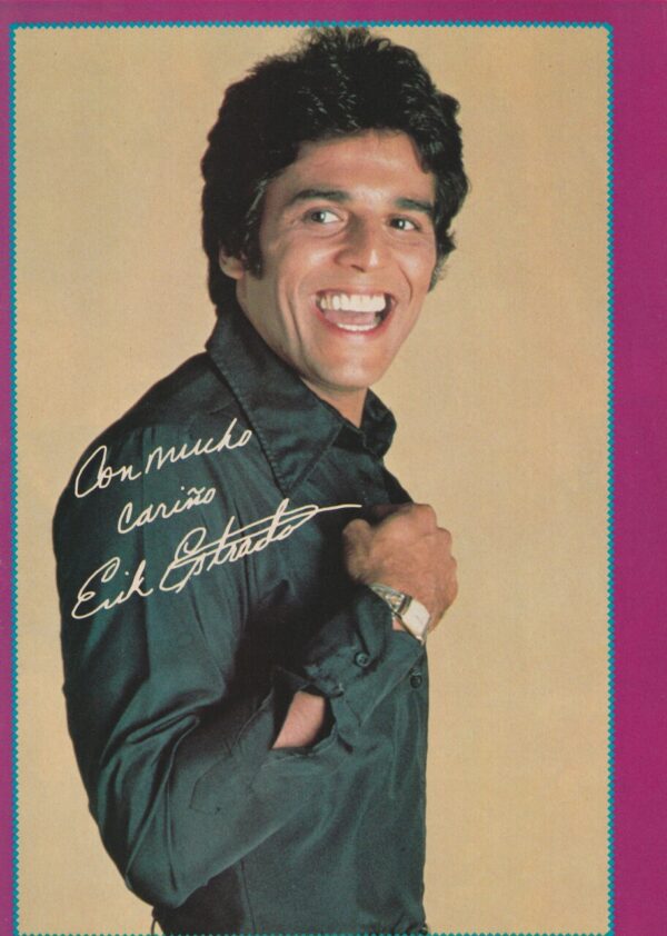 Leif Garrett Erik Estrada teen magazine pinup headshot beach shirt Teen Beat pix - Image 2
