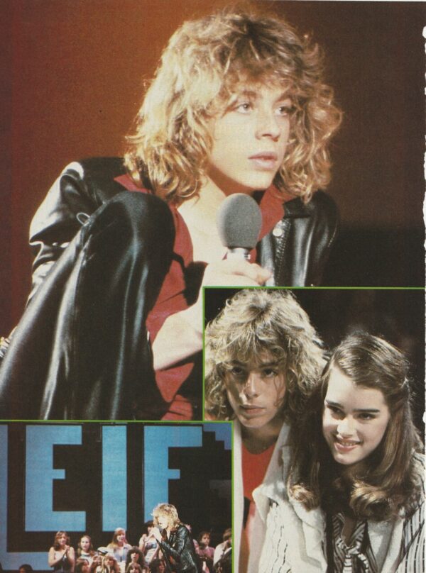 Leif Garrett Brooke Shields Farrah Fawcett teen magazine pinup Teen Beat pix