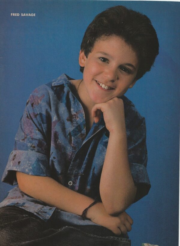 Fred Savage Corin Nemec teen magazine pinup clipping Wonder Years pix 90’s
