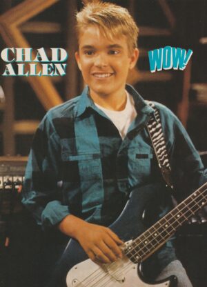 Chad Allen Corey Feldman teen magazine pinup clipping guitar Wow pix picture
