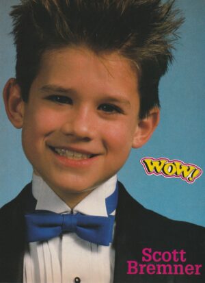Scott Bremner Alyssa Milano Mackenzie Astin teen magazine pinup Wow suit pix