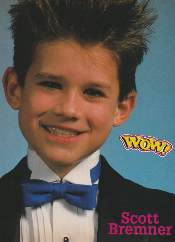 Scott Bremner Alyssa Milano Mackenzie Astin teen magazine pinup Wow suit pix