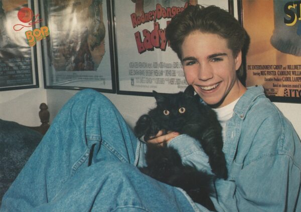 Jonathan Brandis teen magazine pinup clipping Ladybugs Bop cat pix teen crush
