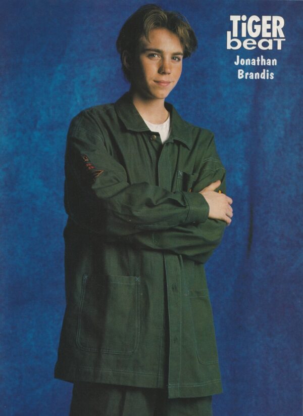 Jonathan Brandis teen magazine pinup Seaquest crossed arms Tiger Beat pix