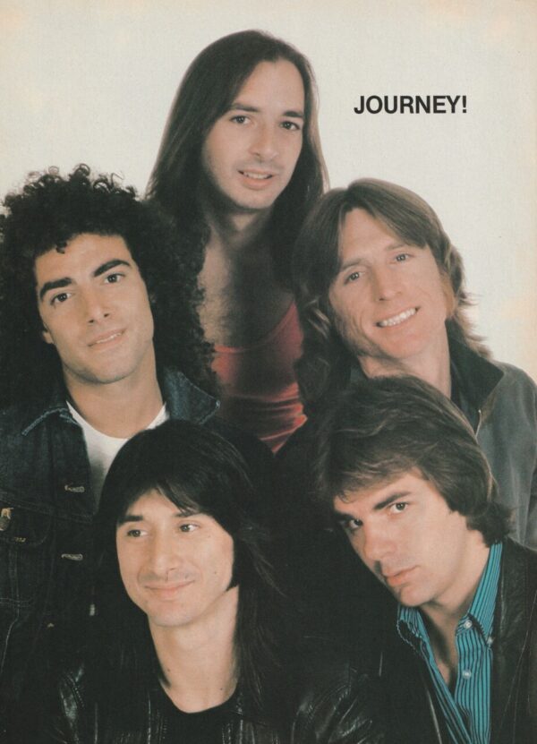 Journey teen magazine pinup clipping Jonathan Cain pix