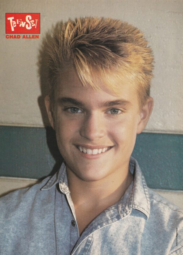Chad Allen Alyssa Milano teen magazine pinup clipping vintage Teen Set picture
