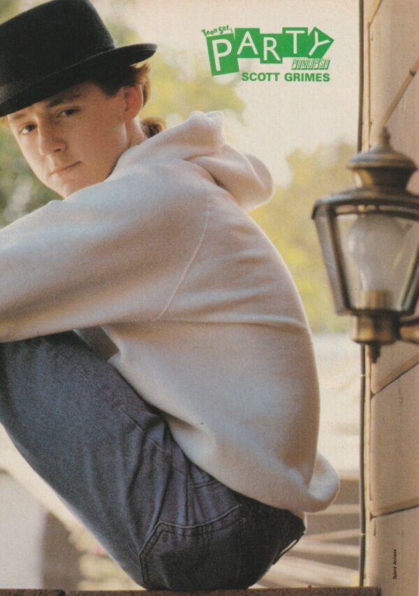 Scott Grimes Christopher Barnes teen magazine pinup clipping Teen Set outside - Image 2