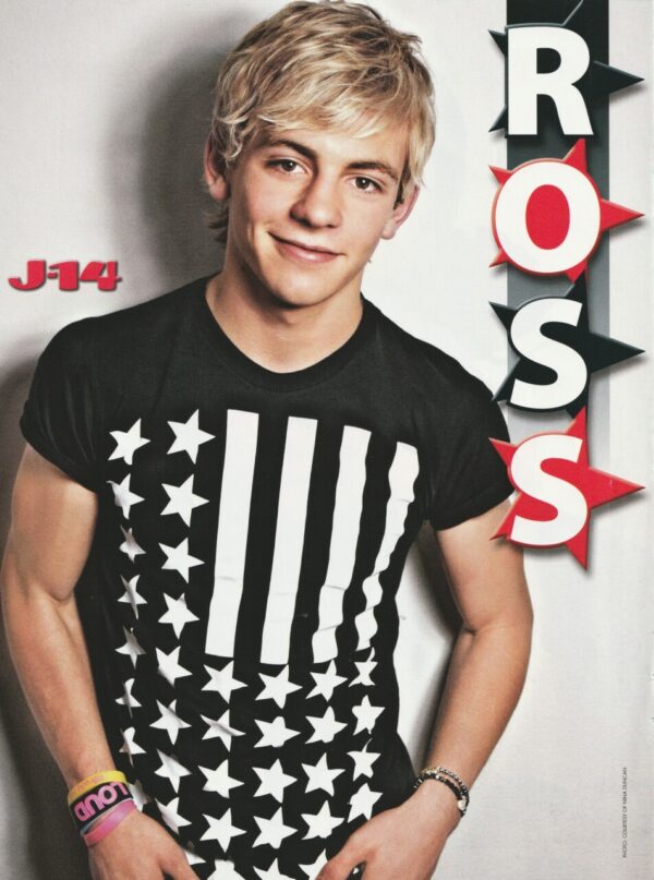 Liam Payne One Direction Ross Lynch teen magazine pinup clipping rose Rip J-14 - Image 2