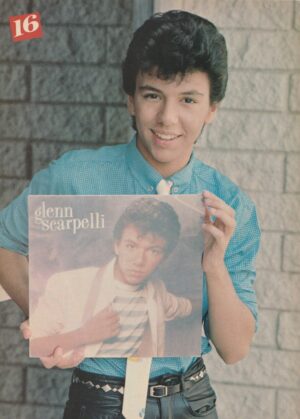 Glenn Scarpelli teen magazine pinup clipping picture vintage record Tiger Beat