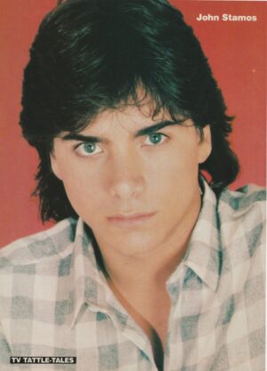 John Stamos Michael J. Fox teen magazine pinup clipping Back to the Future pix