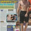 Niall Horan One Direction teen magazine pinup barefoot shirtless