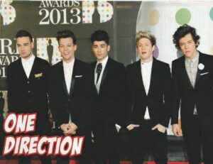 One Direction teen magazine pinup 2013 Awards Japan pix RIP