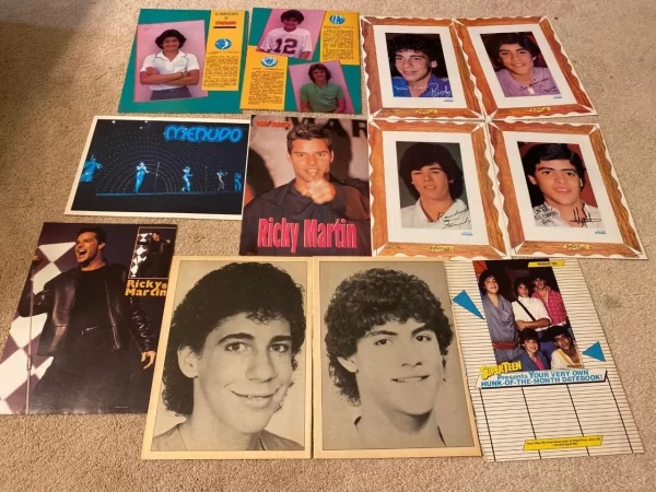 Menudo teen magazine pinup clippings lot vintage picture pix 80's hot pop star