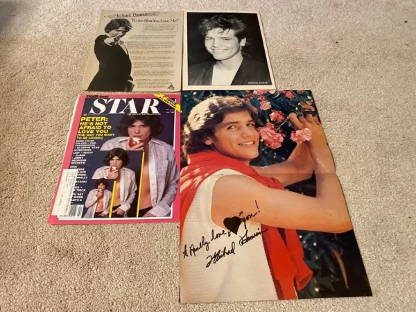 Michael Damian teen magazine pinup clippings lot vintage picture pix Tiger Beat - Image 3