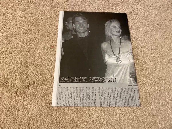 Patrick Swayze teen magazine pinup clippings lot vintage picture pix Bravo cover - Image 2