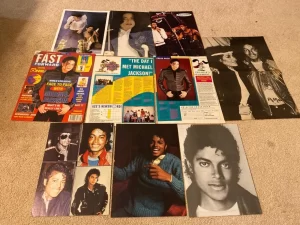 Michael Jackson teen magazine pinup clippings lot vintage picture Fast Forward