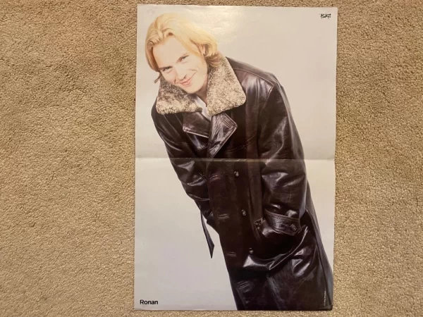 Hanson Ronan Keating magazine poster clipping Boyzone grass Big MMMBOP pix - Image 2