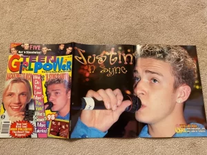 Justin Timberlake Nsync AJ Mclean magazine poster clipping Teen Girl Power pix