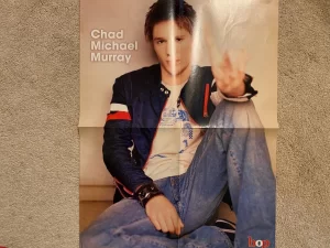 Chad Michael Murray Usher teen magazine poster sexy pose legs teen idols pix Bop