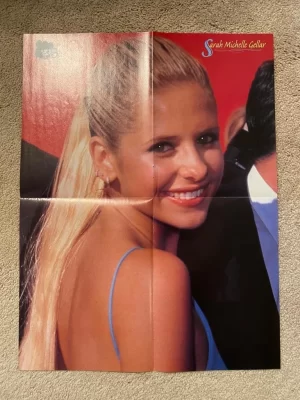 Britney Spears Sarah Michelle Gellar teen magazine poster clipping headshot BB