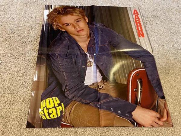 Aaron Carter Shane West teen magazine poster clipping shirtless Walk to remember - Image 2