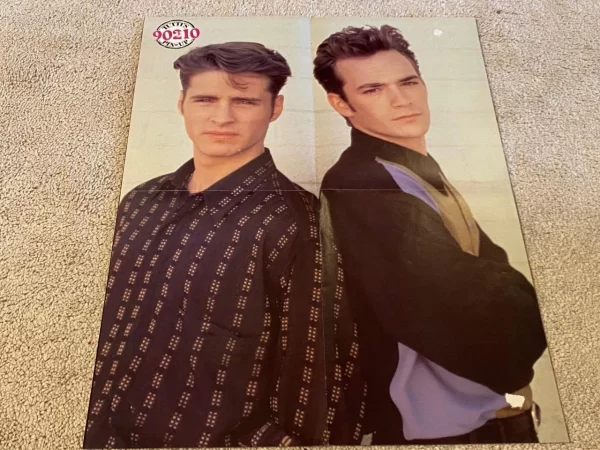 Shannen Doherty Jason Priestley Perry teen magazine poster Beverly Hills 90210 - Image 2