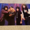 Motley Crue Whitesnake teen magazine poster clipping rock band Teen Machine pix