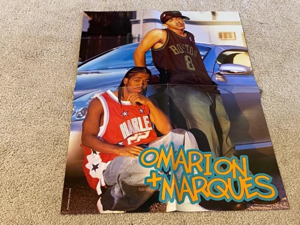 B2K Omarion Marques teen magazine poster clipping Word Up rare pix boy band HOT - Image 2
