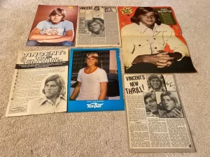 Vincent Van Patten teen magazine pinup clippings lot vintage picture pix rare