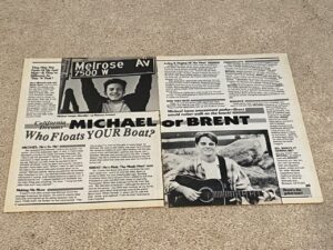 Michael Cade California Dreams teen magazine clipping vintage float your boat