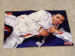 Nelly teen magazine poster clipping vintage laying down rapper M pix teen idols