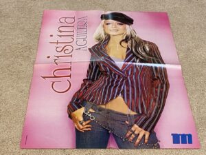 Christina Aguilera Good Charlotte teen magazine poster clipping vintage hat jean