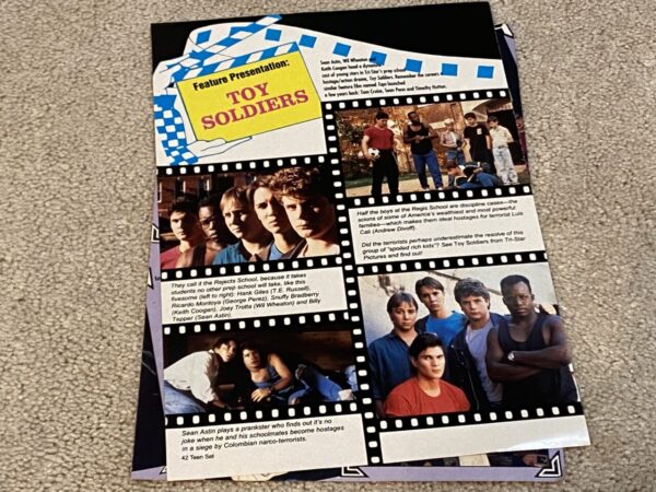 Scott Weinger Wil Wheaton teen magazine poster clipping vintage Toy Soliders pix - Image 2
