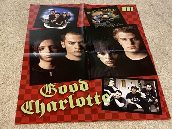 Christina Aguilera Good Charlotte teen magazine poster clipping vintage hat jean - Image 2
