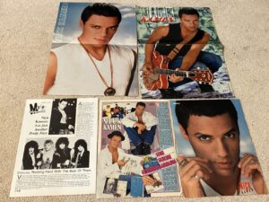 Nick Kamen teen magazine pinup poster clipping lot Tiger Beat Teen Beat Bravo
