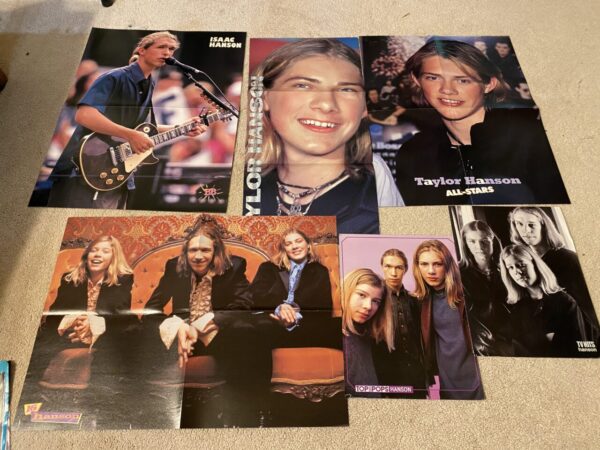 Hanson teen magazine pinup poster clipping lot Tiger Beat Teen Beat pix Bravo - Image 2