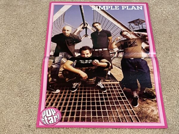 Will Estes Simple Plan teen magazine poster clipping vintage laying down pix - Image 2