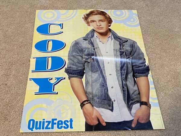 Cody Simpson Justin Bieber teen magazine poster clipping Wow pix jean jacket pic - Image 2