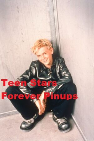 Aaron Carter 4×6 or 8×10 Photo vintage picture celebrity pix 90's teen idols promo photo shoot squatting leather pants RIP