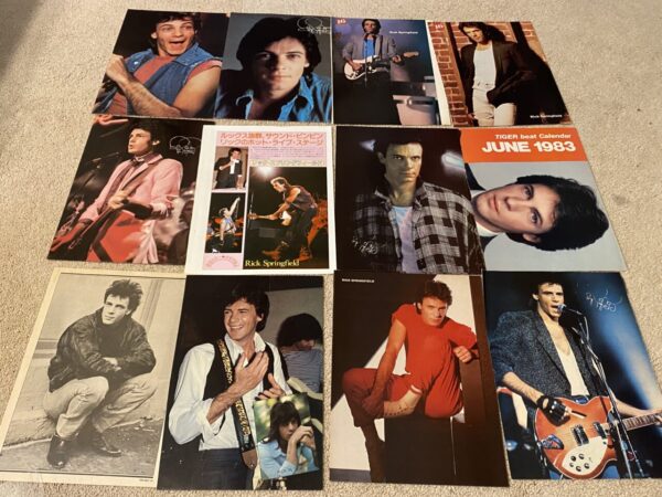 Rick Springfield teen magazine pinup poster clipping lot Tiger Beat Teen Bea