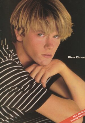 River Phoenix teen magazine pinup clipping headshot 16 mag vintage pix