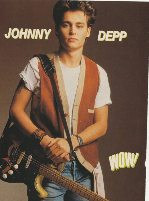 Mackenzie Astin Johnny Depp teen magazine pinup clipping headshot Wow pix young - Image 2