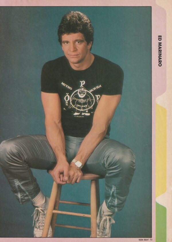 Paul King Ed Marinaro teen magazine pinup clipping headshot Teen Beat young pix - Image 2